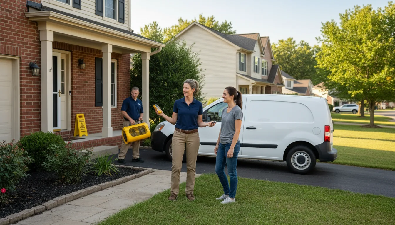 Water restoration image for Home Water Damage Repair in Columbiana, AL